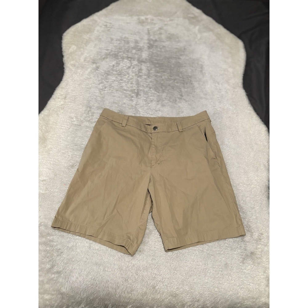 Lululemon Mens Chino Shorts‎ Size 32 Bottoms Tan 9" Inseam